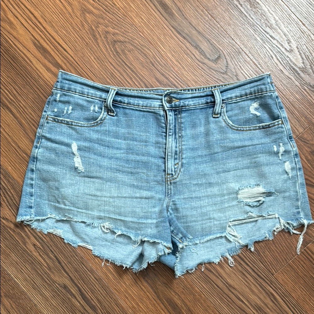 Aerie Distressed Denim Women Shorts